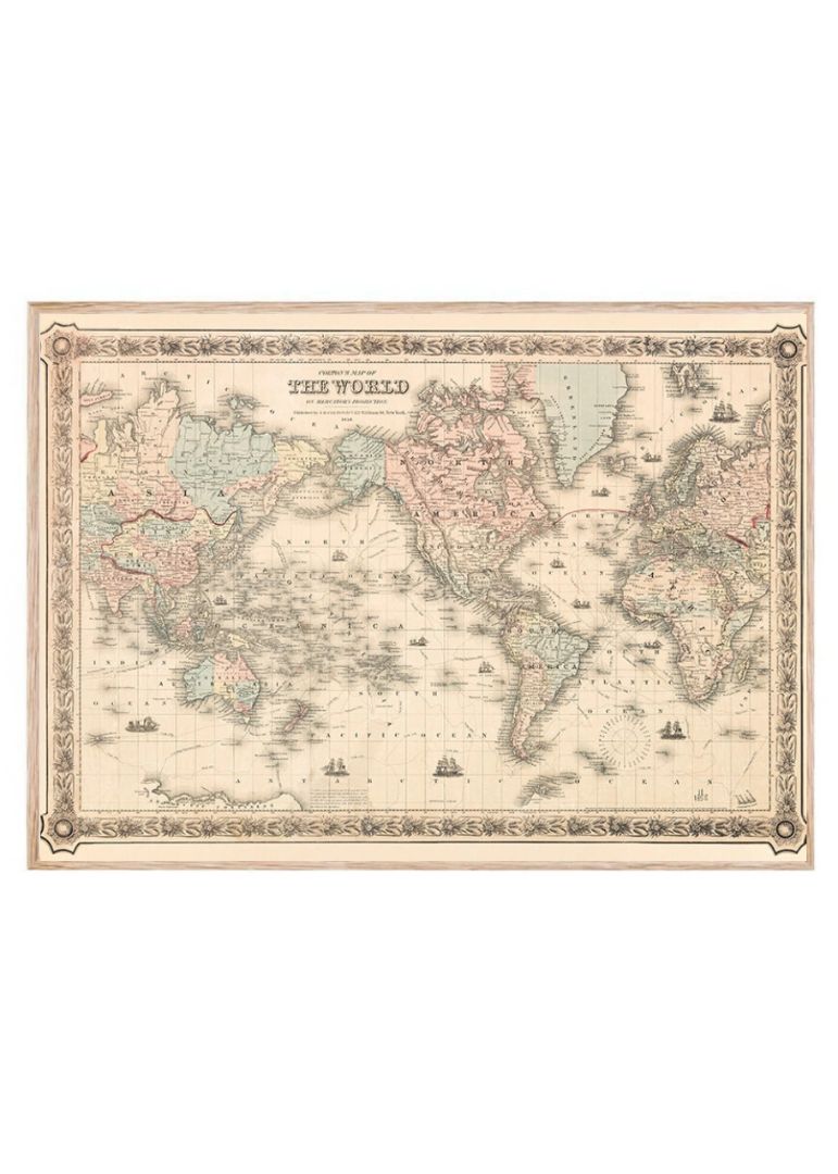 Colton's Map of the World
