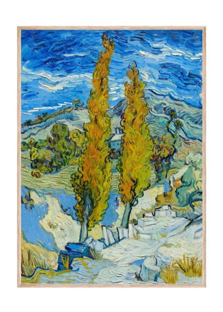 The Poplars at Saint-Rémy (1889)