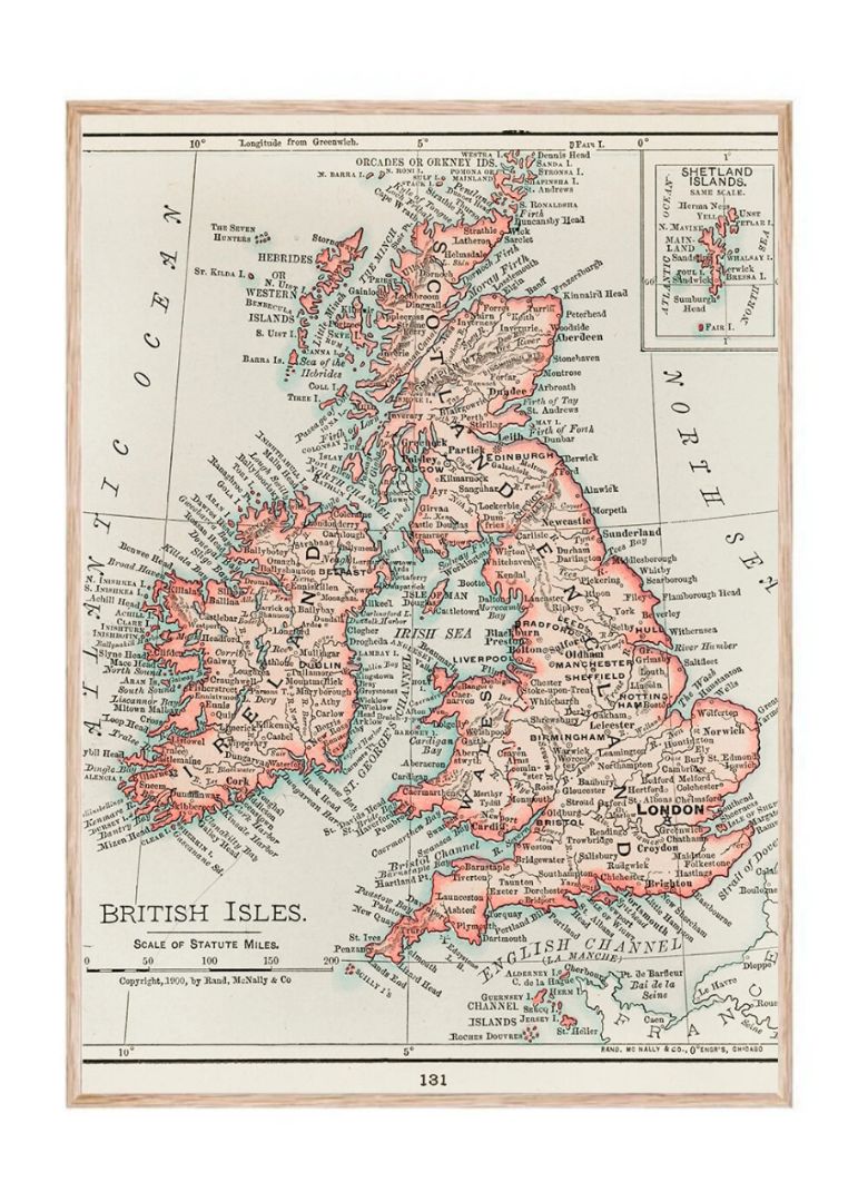 Universal Atlas of the World – British Isles