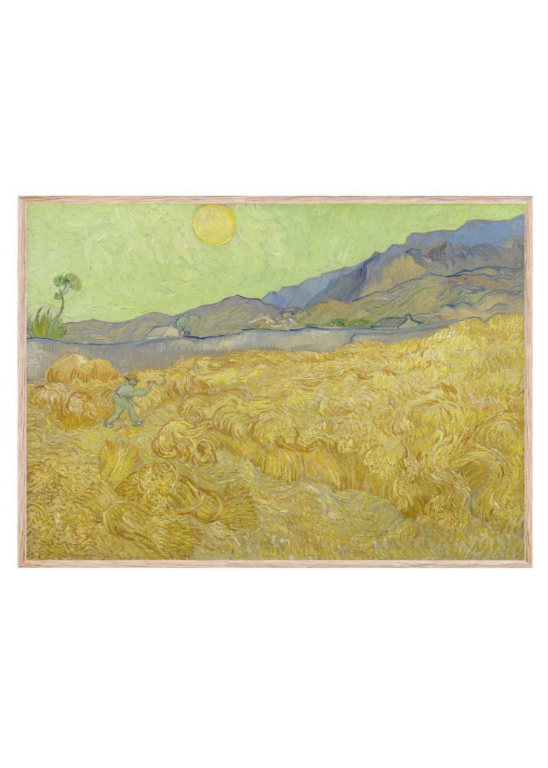 Wheatfield with a Reaper (1889)