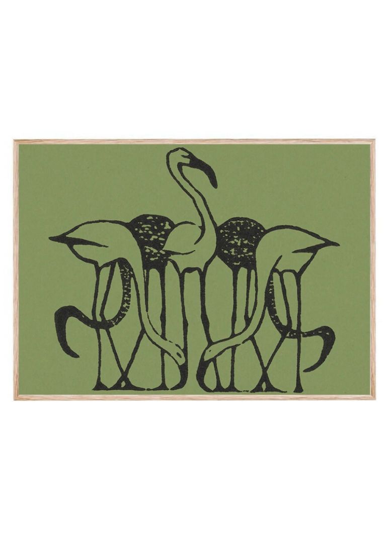 Five Flamingos