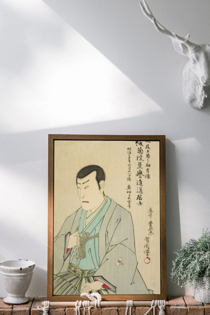 Memorial portrait of the actor Onoe Kikunosuke