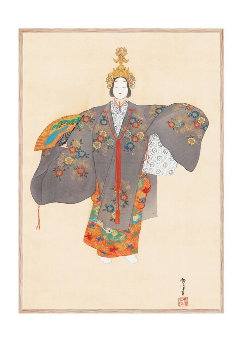 Noh Scen - Hagoromo (1920-1930)
