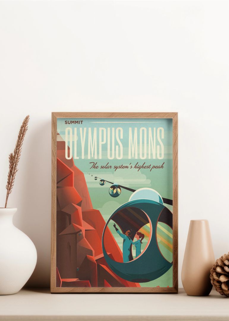 Travel Poster - Olympus Mons
