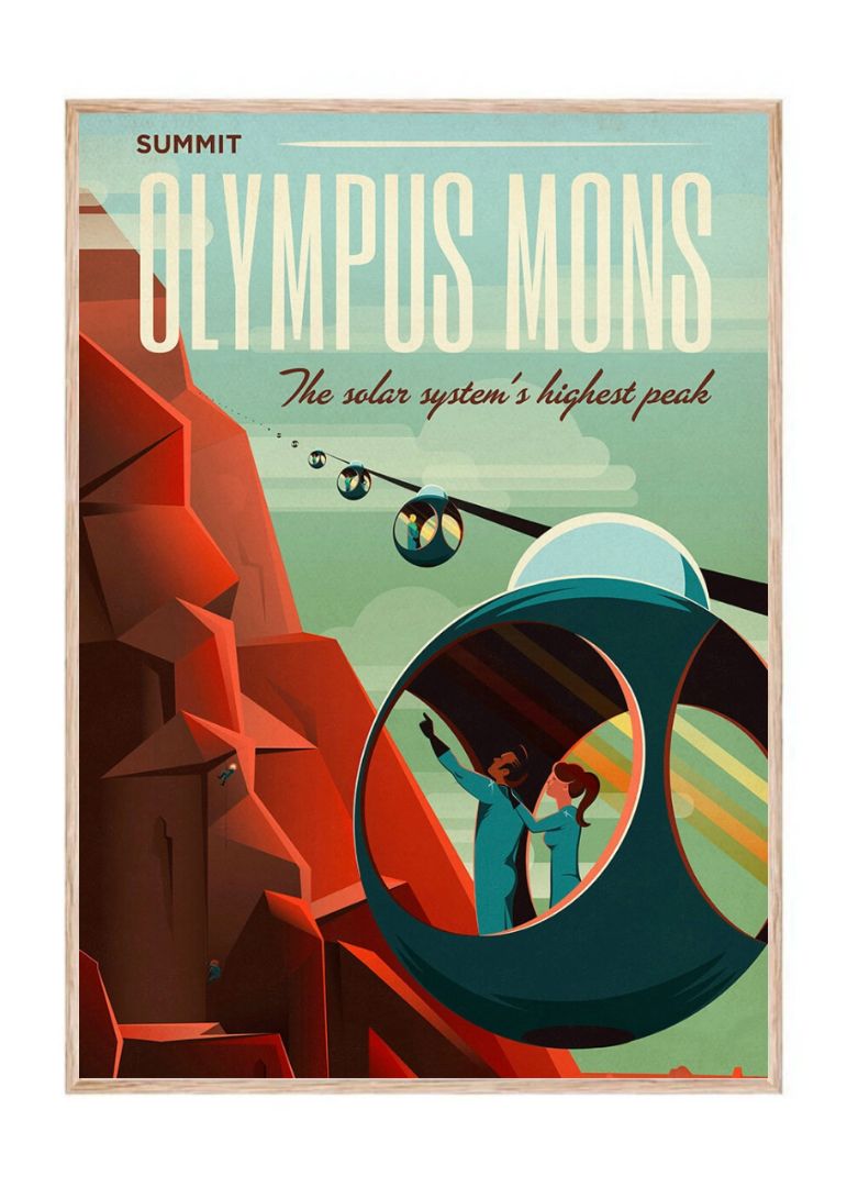 Travel Poster - Olympus Mons