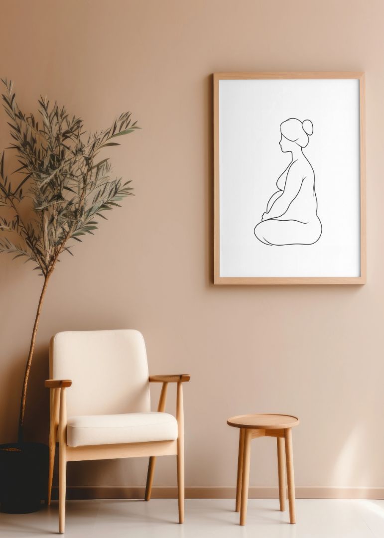 Den Gravide – kunstnerisk plakat