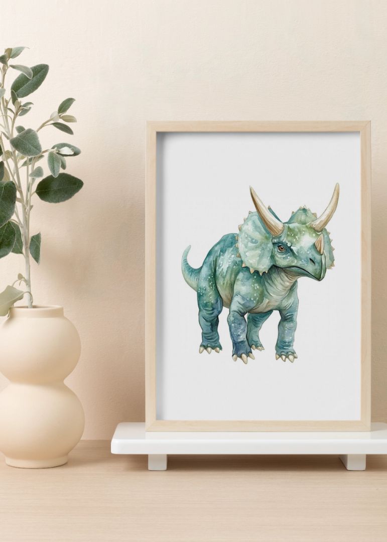 Triceratops - Akvarel