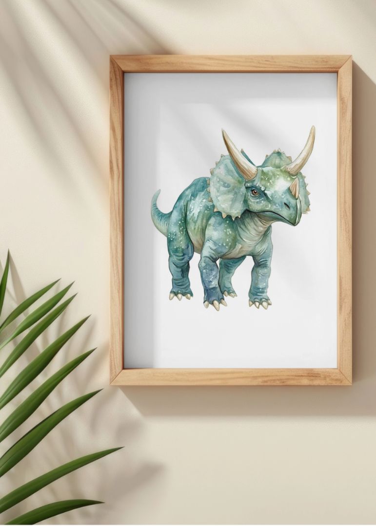 Triceratops - Akvarel