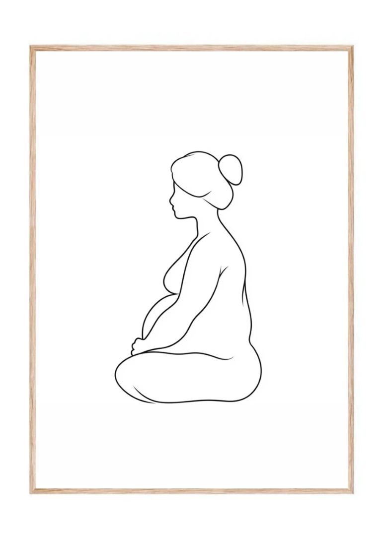 Den Gravide – kunstnerisk plakat