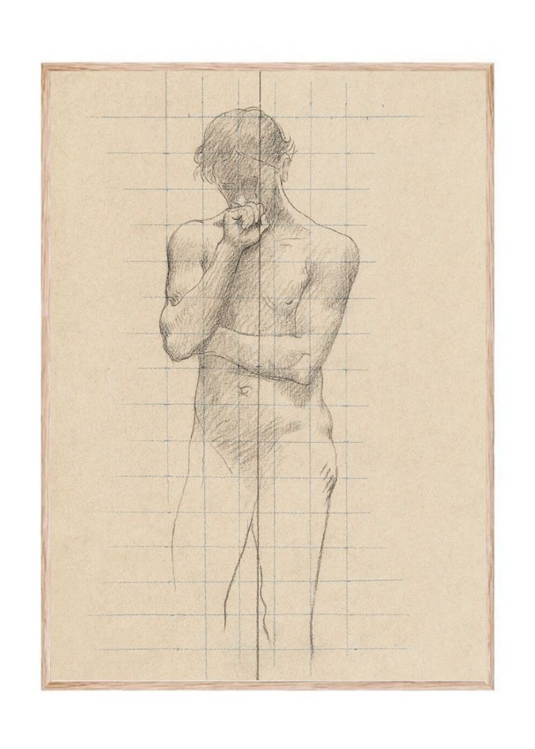 Study for Geometry in “The Sorbonne" (1886–1887)