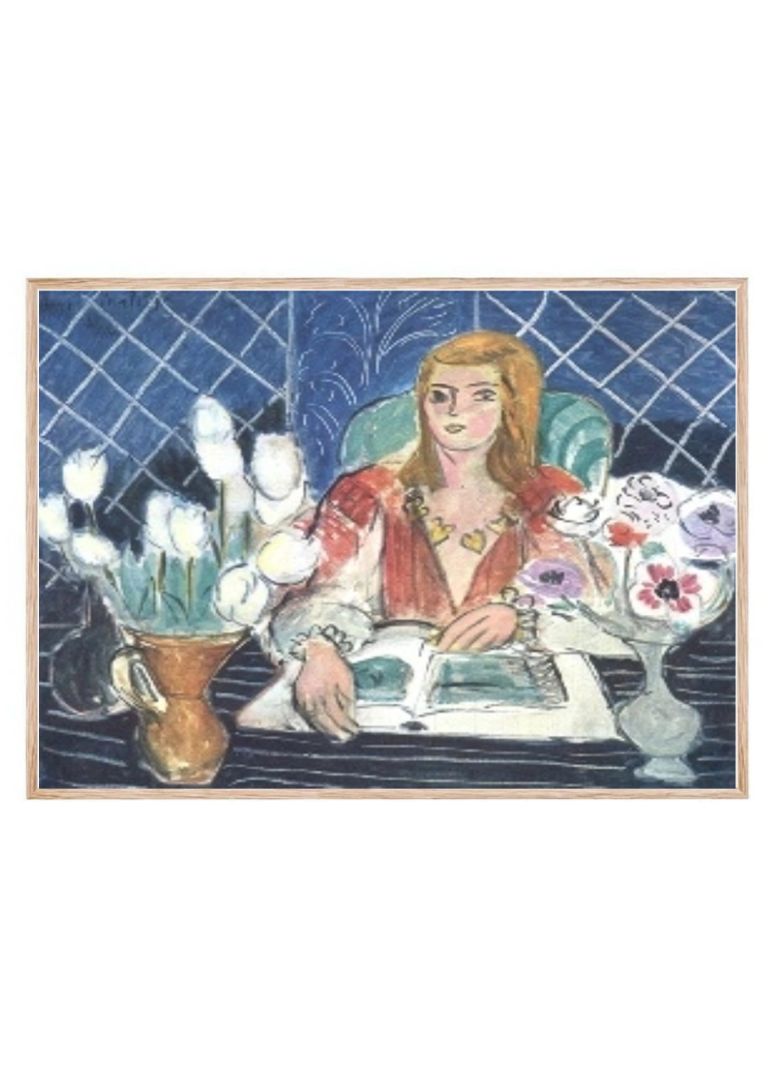 Annelies, White Tulips and Anemones