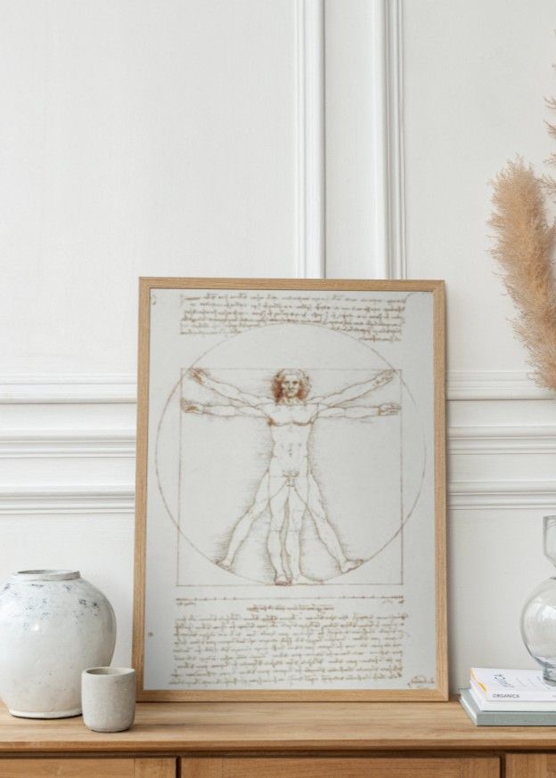 Leonardo da Vinci's Vitruvian Man (circa 1492)