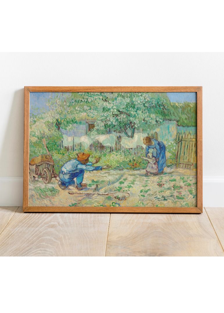First Steps, after Millet (1890)