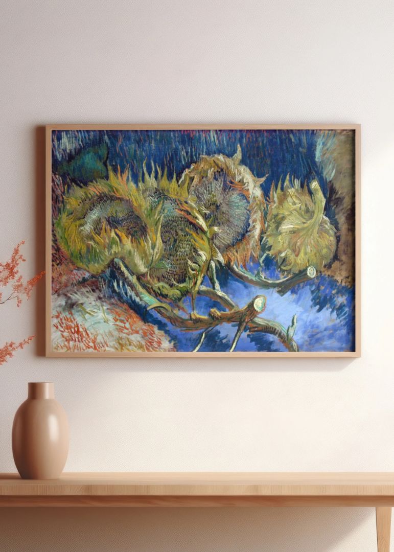 Four Withered Sunflowers (1887)