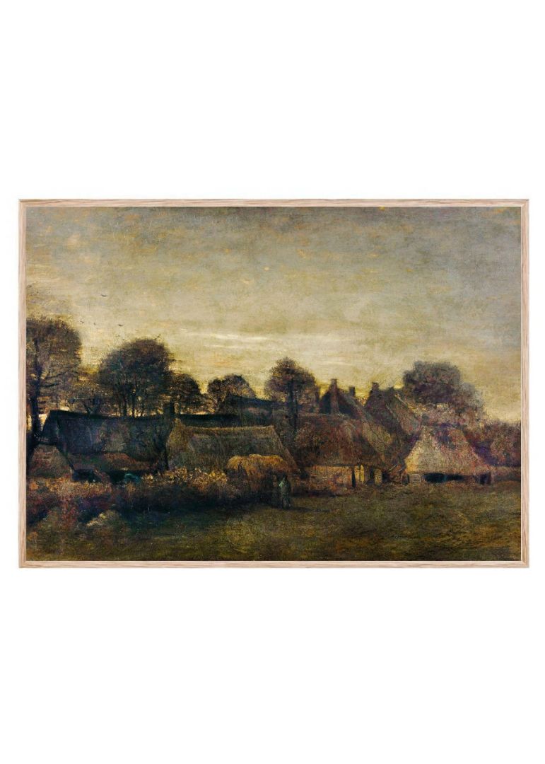 Farming Village at Twilight (1884)
