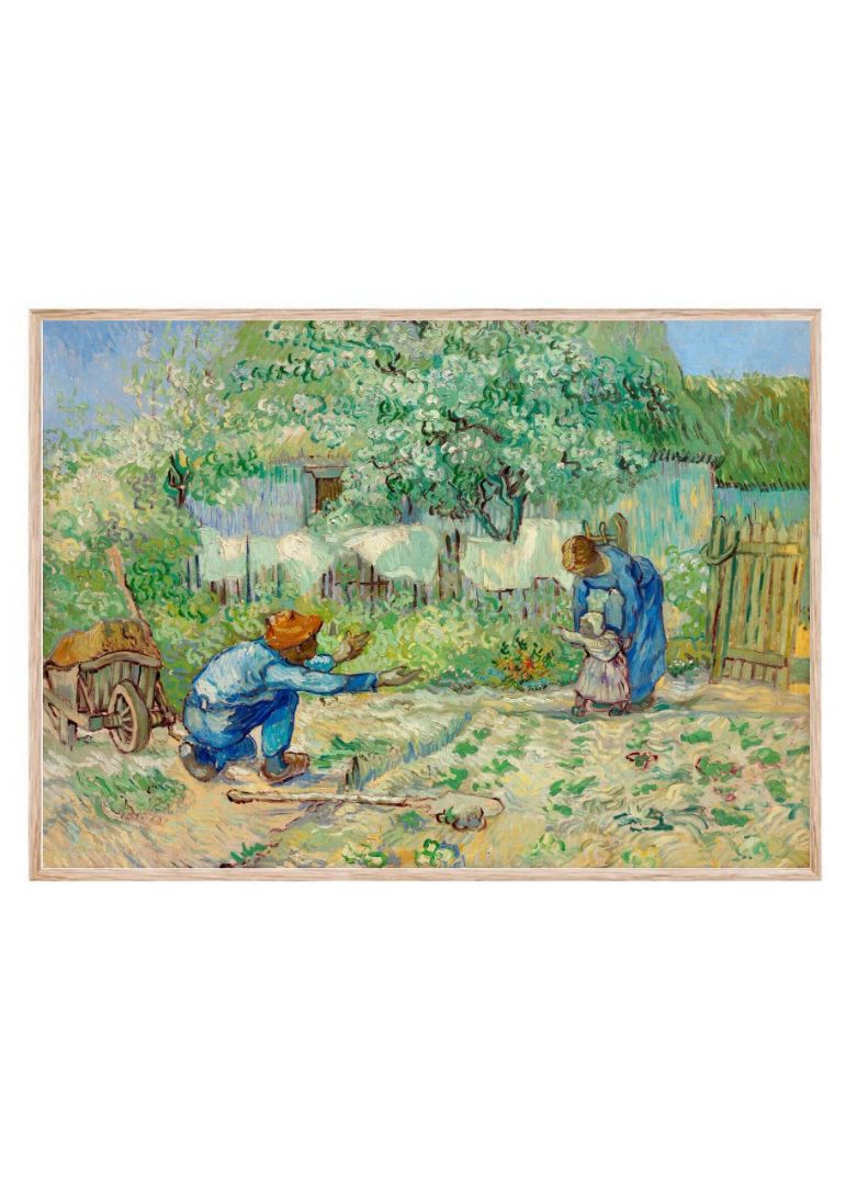 First Steps, after Millet (1890)