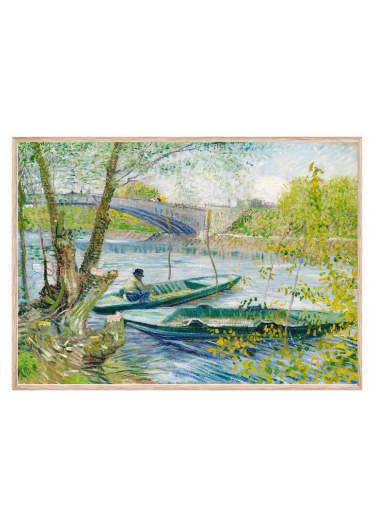 Fishing in Spring, the Pont de Clichy (Asnières) (1887)