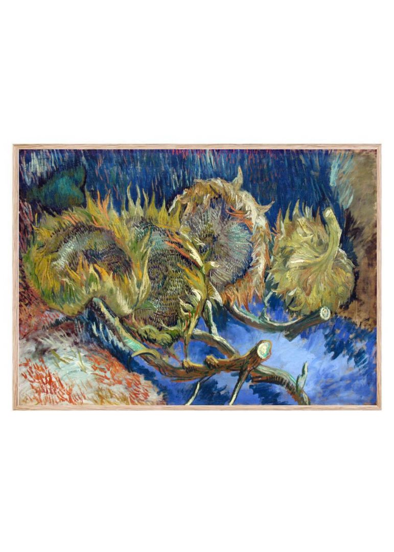 Four Withered Sunflowers (1887)