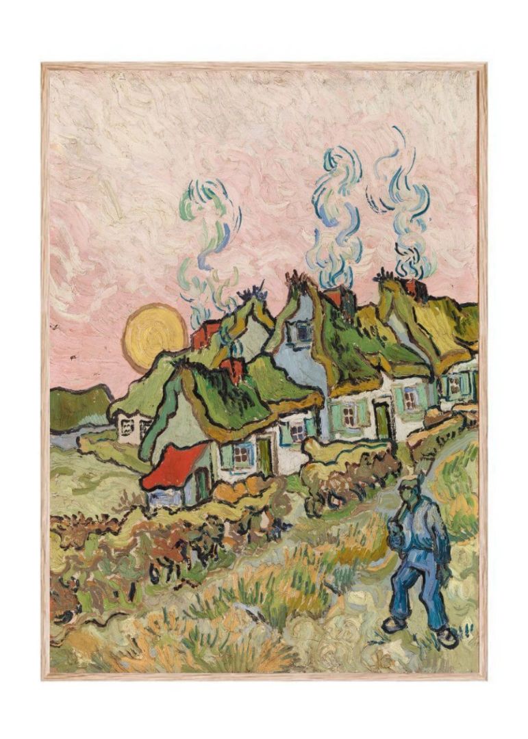 Houses and Figure (1890)