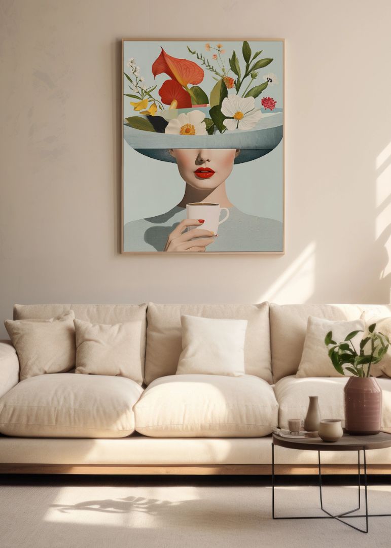 Coffee with Flowerhat