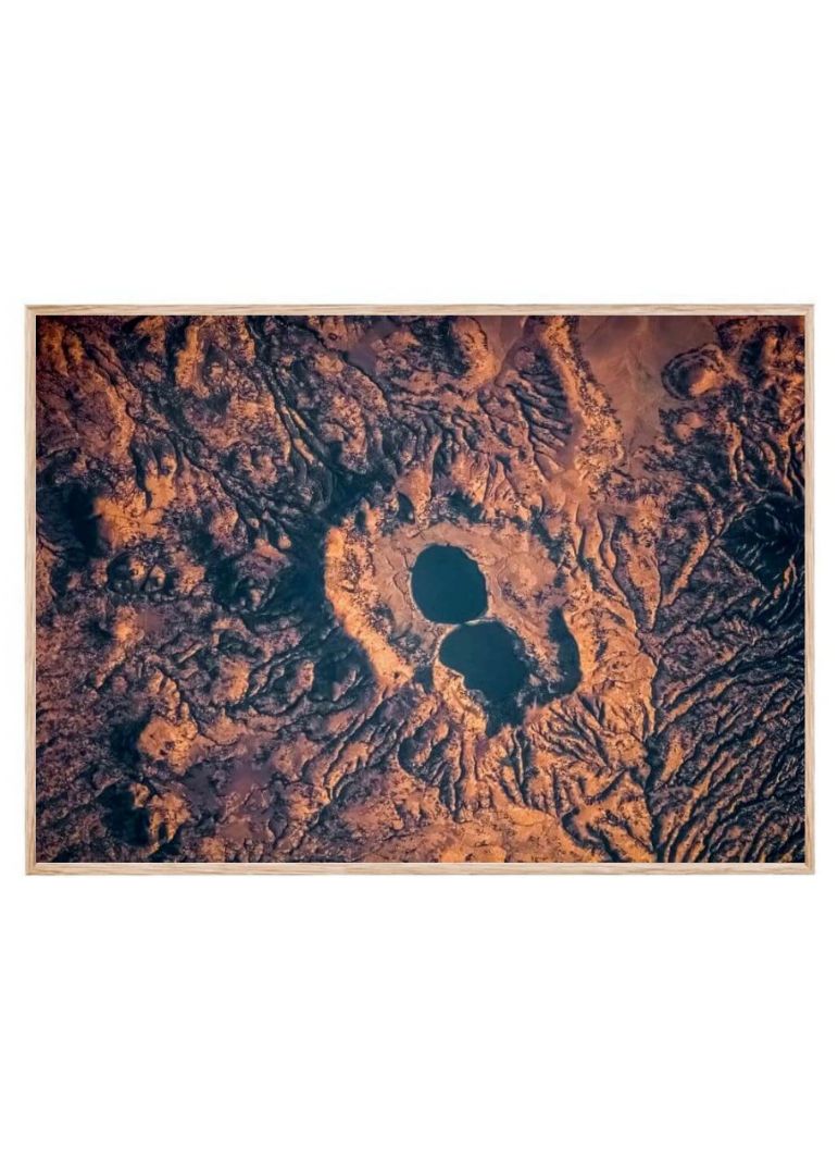 Dendi Caldera Ethiopia from ISS