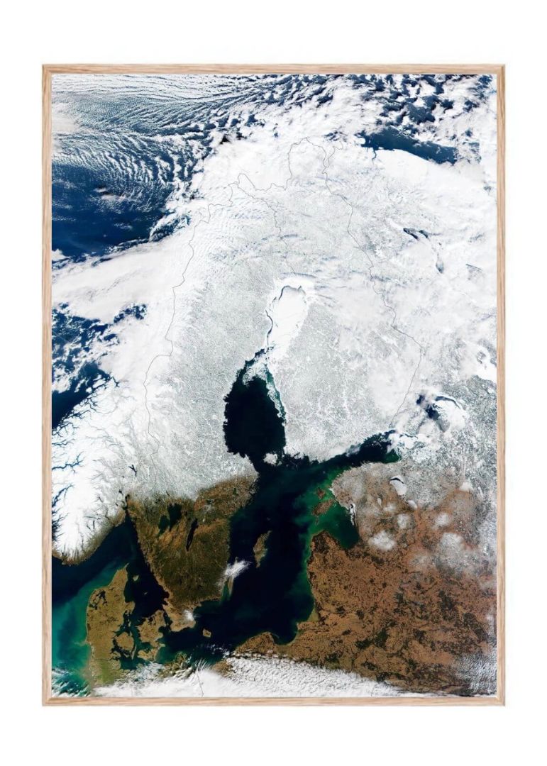 Scandinavia seen from space