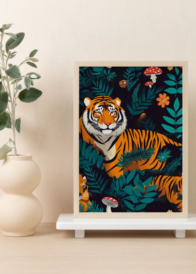 Tiger på spring