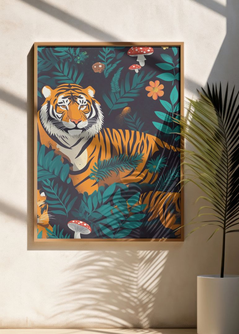 Tiger på spring