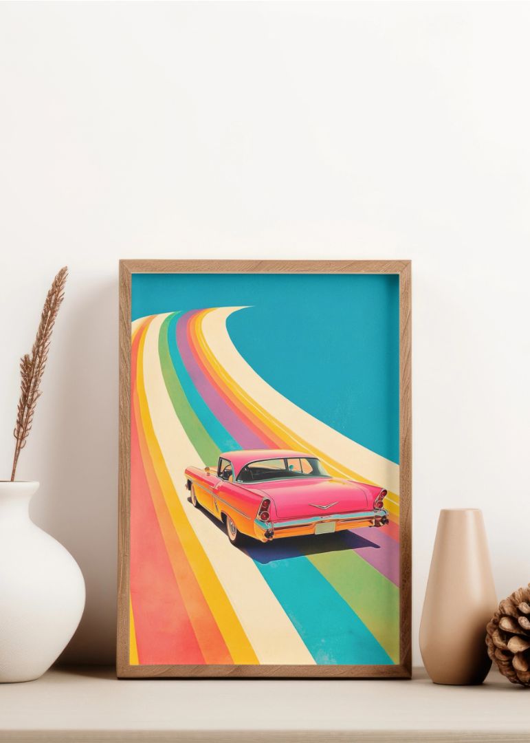 Vintage rainbow