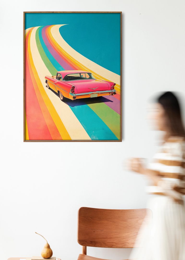 Vintage rainbow