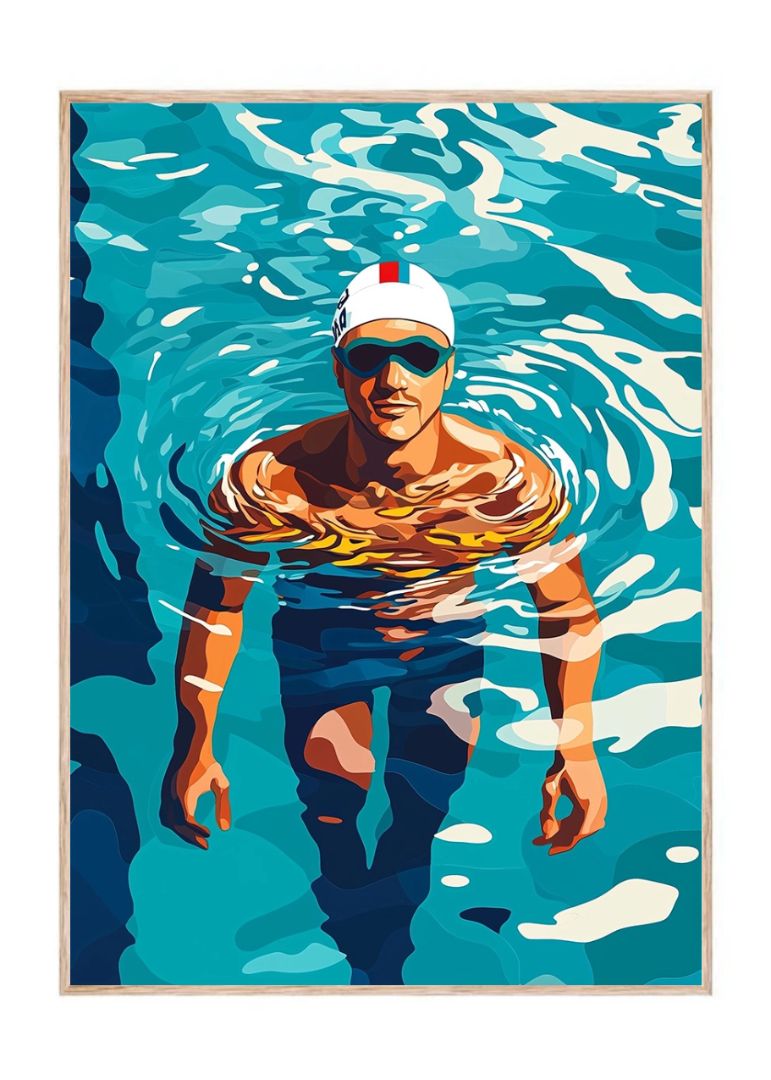 Guldmedaljesvømmeren