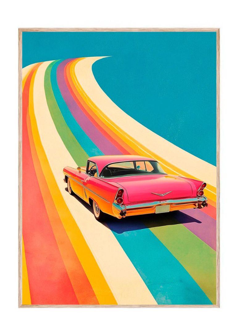 Vintage rainbow
