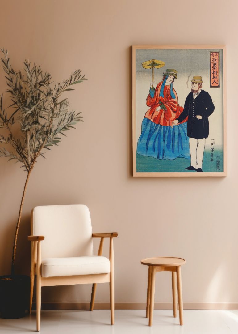 Shosha-Amerikajin by Utagawa Yoshikazu