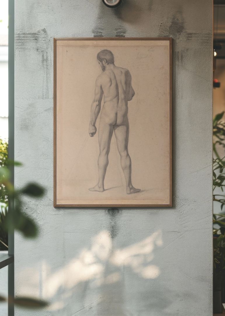 Academic Nude, Seen from the Back