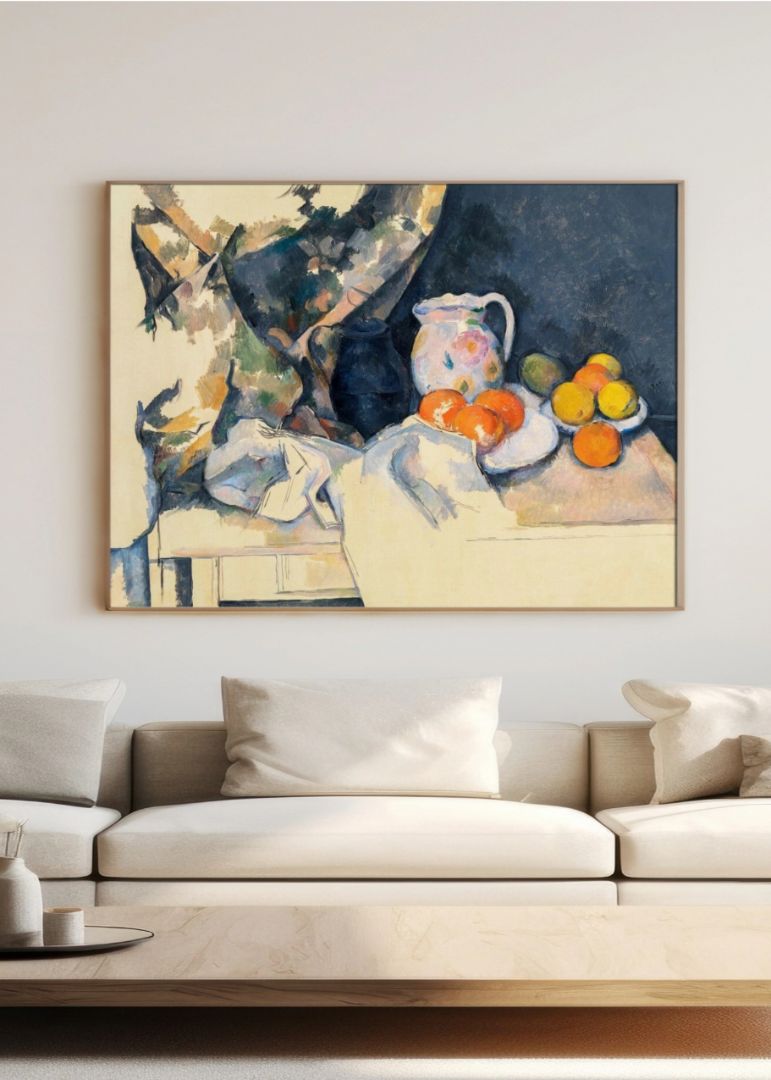 Curtain and Fruit