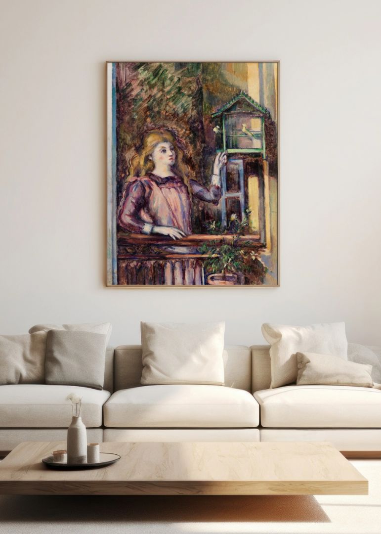 Girl with Birdcage