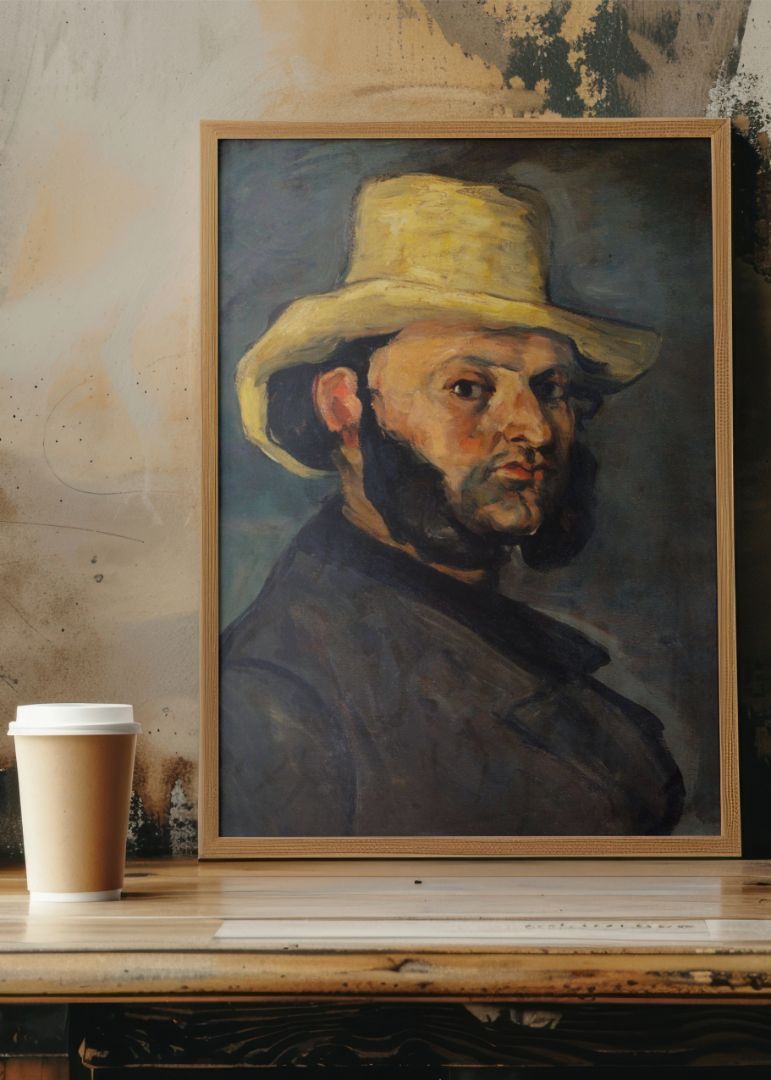 Gustave Boyer in a Straw Hat