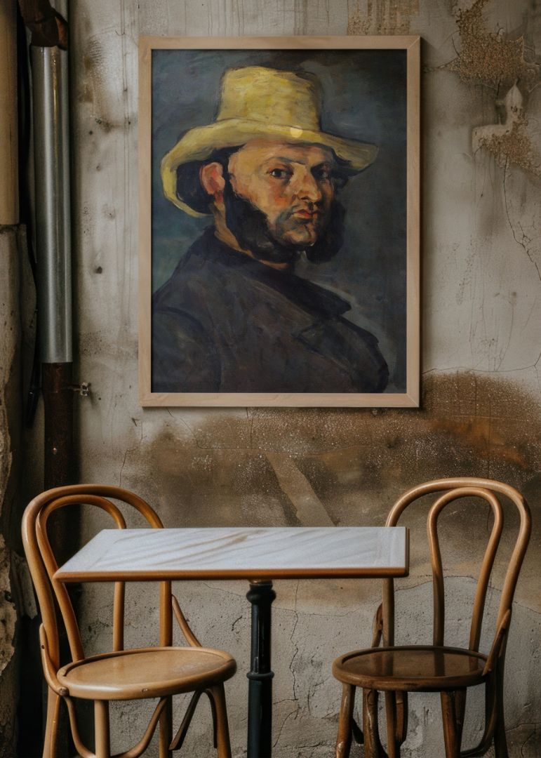 Gustave Boyer in a Straw Hat