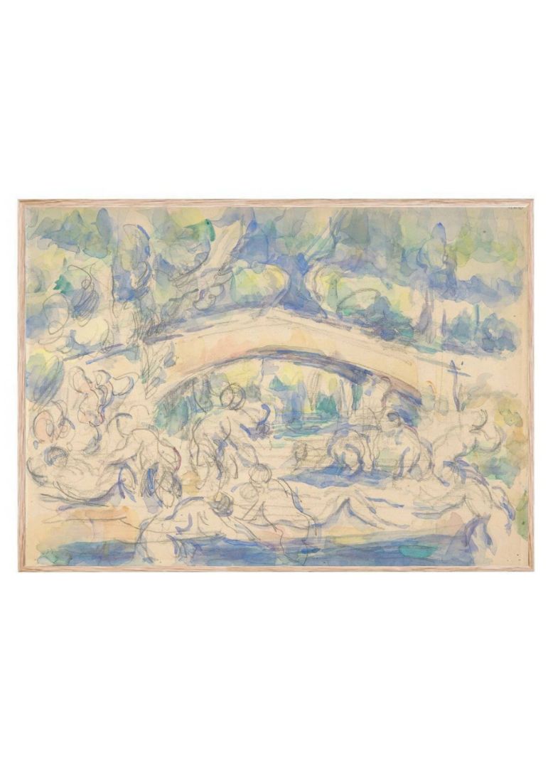 Bathers Under a Bridge