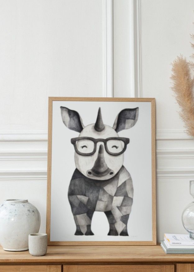 Næsehornet med briller