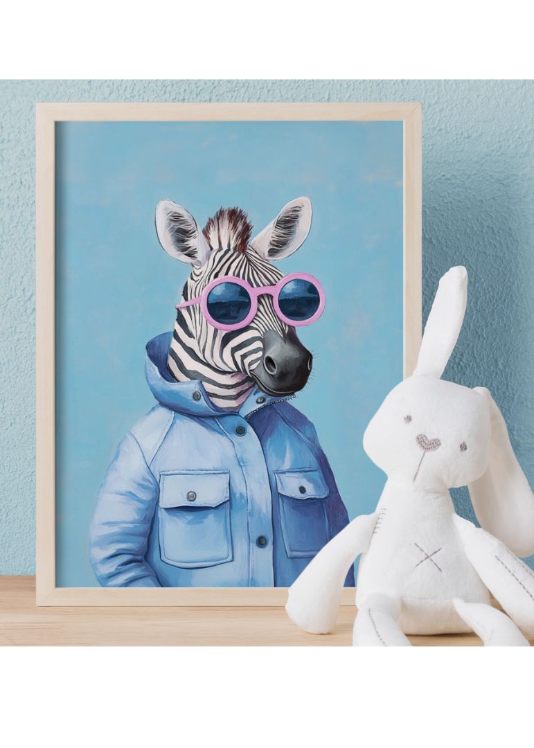 The cool zebra