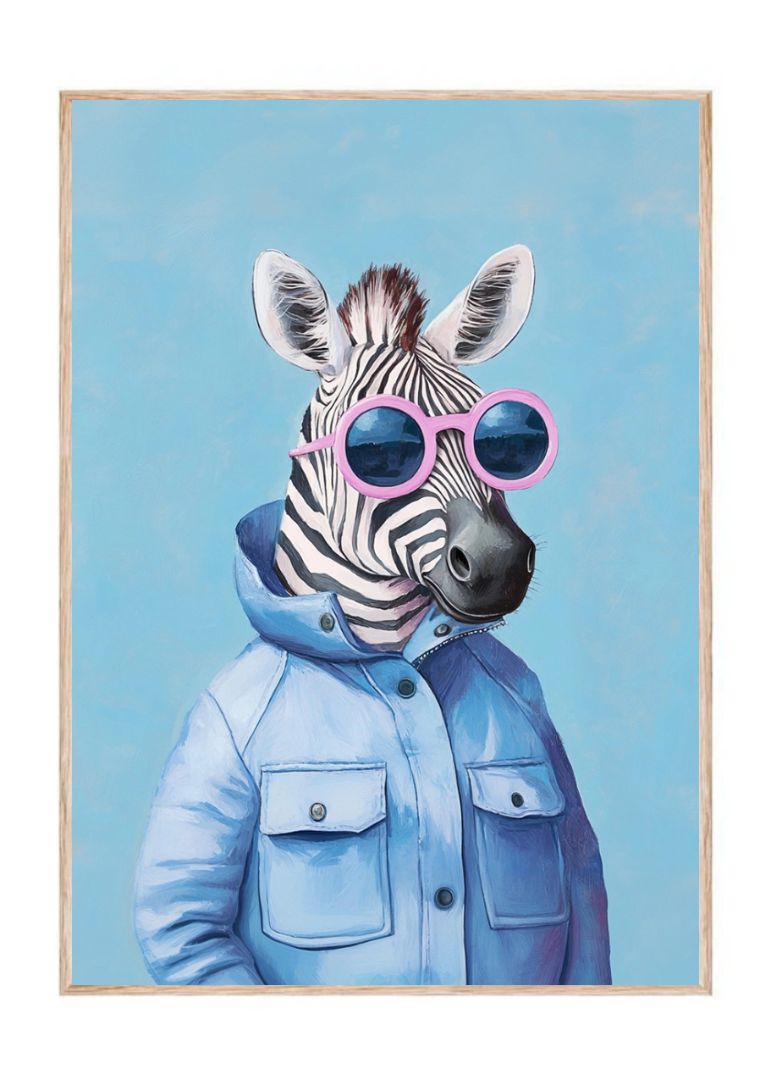 The cool zebra