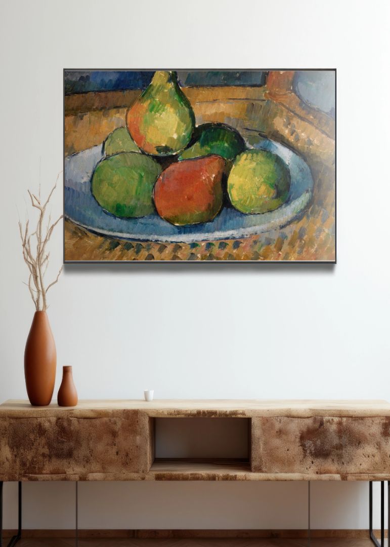 Plate of Fruit on a Chair