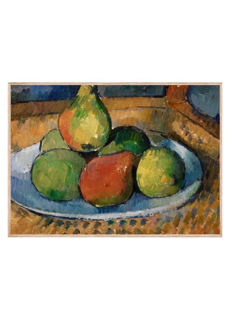 Plate of Fruit on a Chair