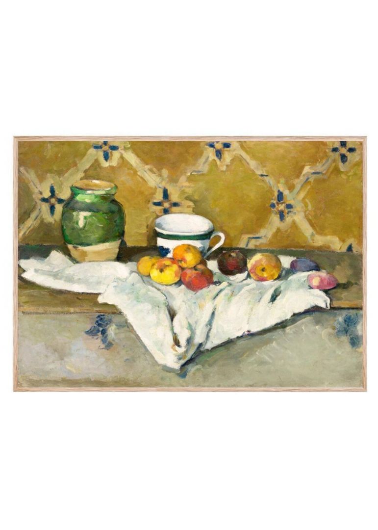 Still Life with Jar, Cup, and Apples