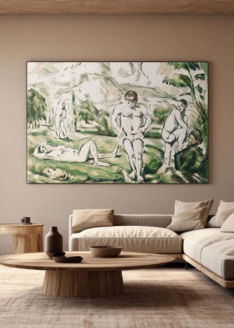 The Bathers by Paul Cézannes
