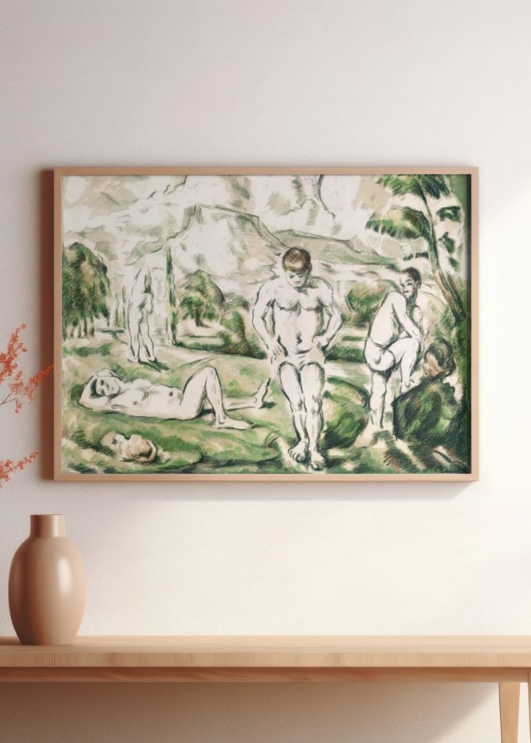 The Bathers by Paul Cézannes