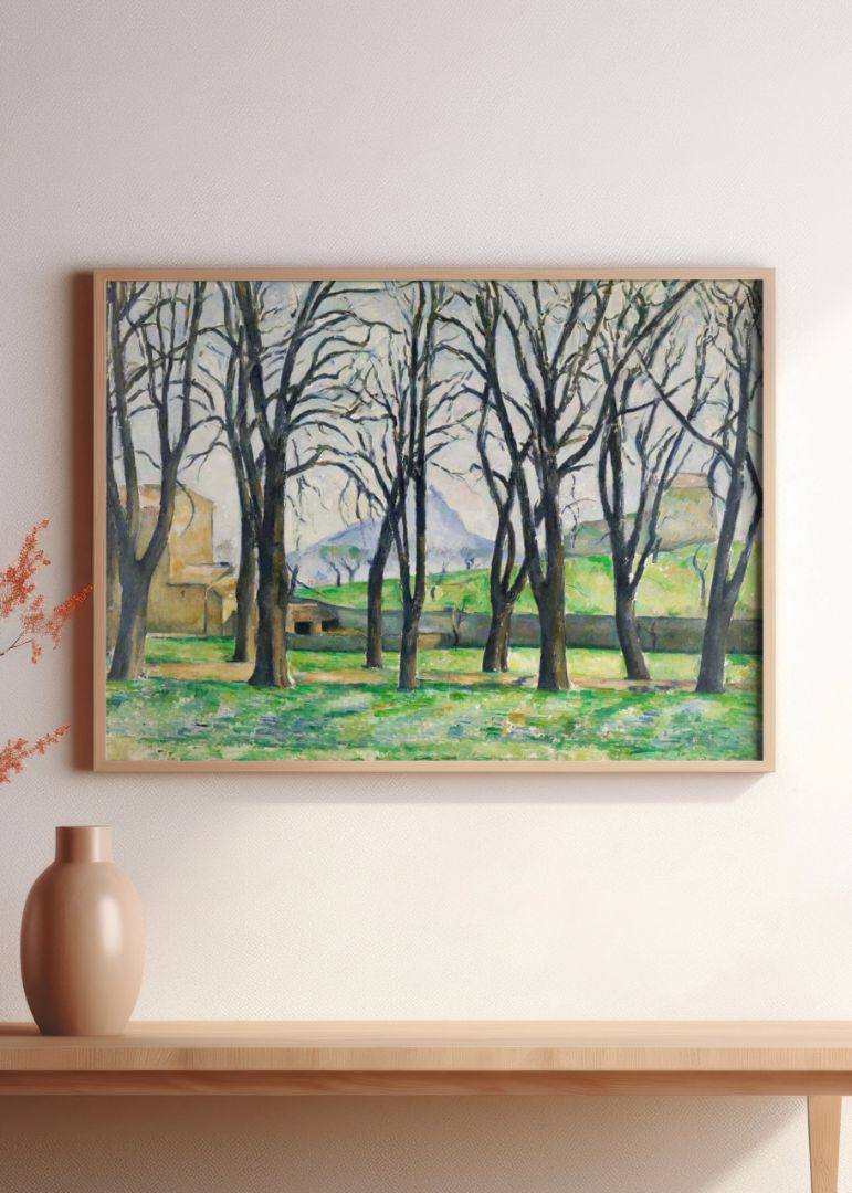Trees and Houses Near the Jas de Bouffan