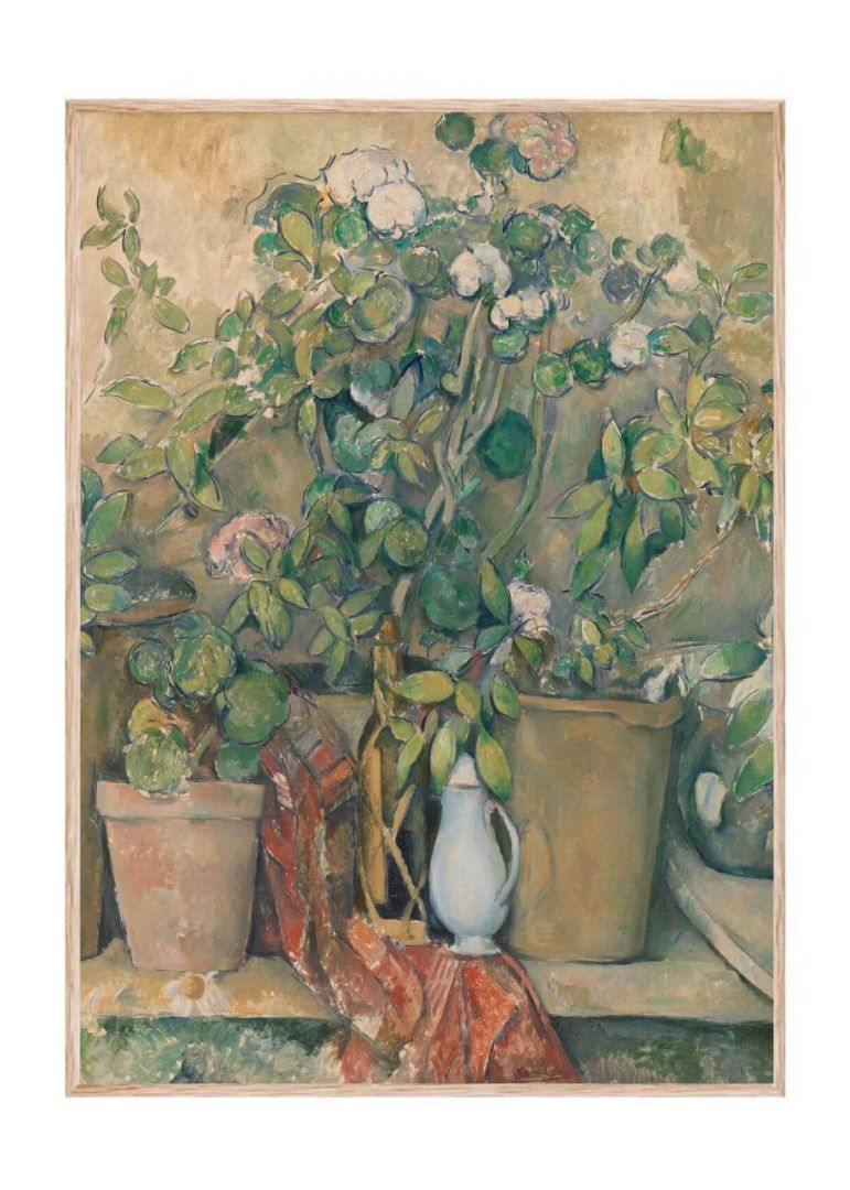 Terracotta Pots and Flowers (Pots en terre cuite et fleurs)