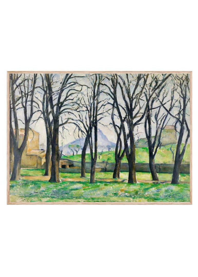 Trees and Houses Near the Jas de Bouffan